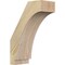 Ekena Millwork 4"W x 8"D x 12"H Imperial Rough Sawn Knee Brace, Douglas Fir BRC04X08X12IMP00RDF - alternate 1